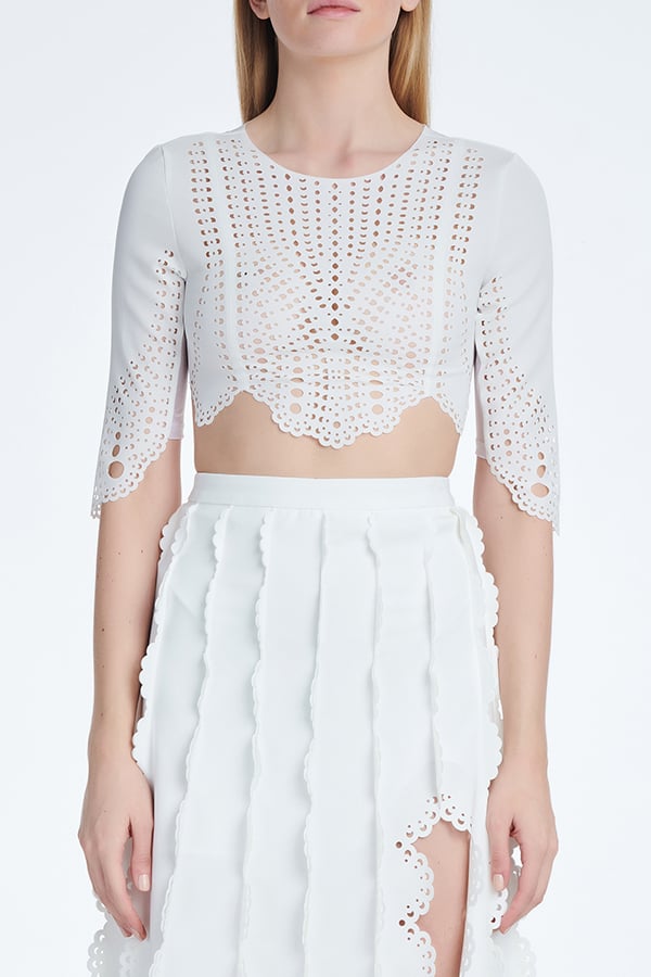 ΜΠΛΟΥΖΑ CUTCUUTUR - WHITE